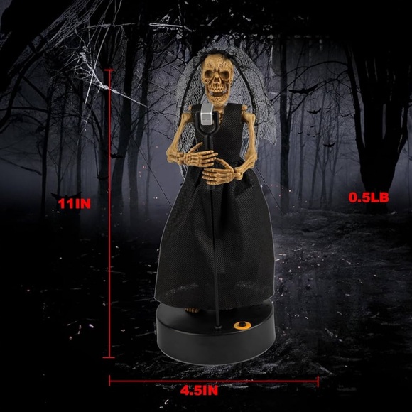 🎃dancing halloween skeleton bride - Picture 4 of 7